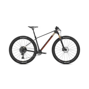 Horský bicykel MONDRAKER-Podium Carbon R, translucent silver carbon/desert grey/orange