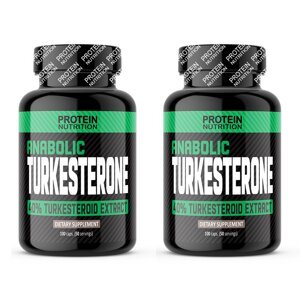 1+1 Zadarmo: Anabolic Turkesterone - Protein Nutrition 100 kaps. + 100 kaps.