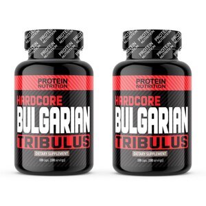 1+1 Zadarmo: Hardcore Bulgarian Tribulus - Protein Nutrition 100 kaps. + 100 kaps.