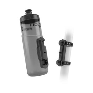 FIDLOCK-BOTTLE TWIST SET BLACK 600ml + UNI Base Šedá 0,6L