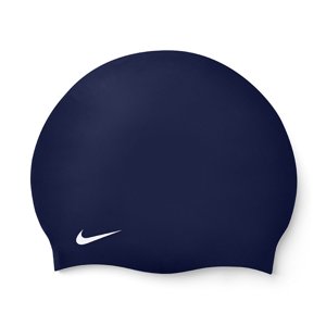 NIKE SWIM-SOLID SILICONE CAP MIDNIGHT NAVY Modrá
