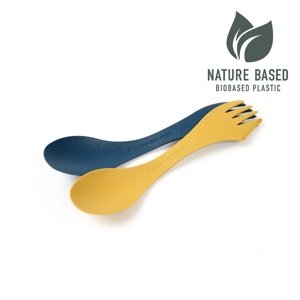 Light my fire  Spork original BIO 2-pack mustyyellow/hazyblue Cestovný príbor