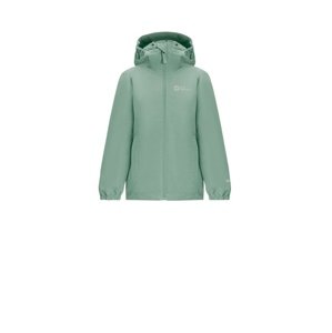 Jack Wolfskin  Flaze K granite green, 116 Detská bunda na zips