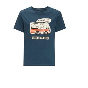 Jack Wolfskin   Wolf & Van T B dark sea, 176 Detské bavlnené tričko