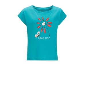 Jack Wolfskin   Good Day T G scuba, 128 Detské bavlnené tričko