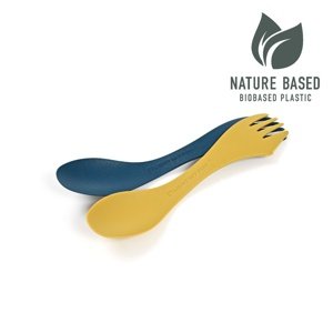 Light my fire  Spork medium BIO 2-pack mustyyellow/hazyblue Cestovný príbor