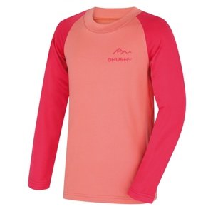 Husky  Active winter Tombo light orange/pink, 122 Detské termoprádlo