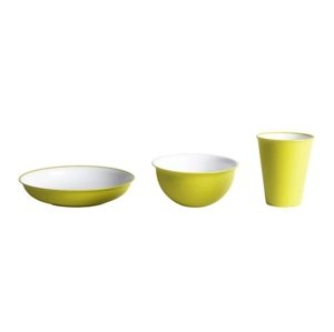 Omada  Sanaliving Set 3pcs Verde Acido Súprava riadu