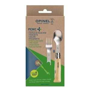 Opinel  Súprava OPINEL PICNIC+ (vrátane noža N°08) pozri obrázok Zatvárací nôž