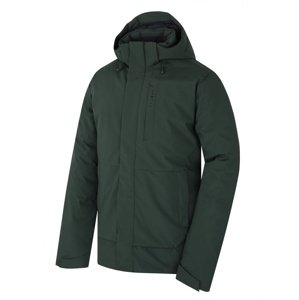 Husky  Nurme M dark khaki, M Pánska hardshellová plnená bunda