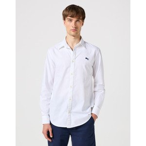 Wrangler LS SHIRT WHITE OXFORD  WHITE OXFORD