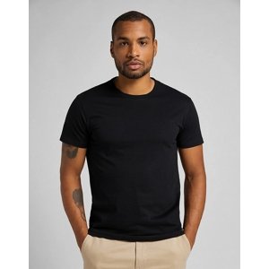 Lee TWIN PACK CREW BLACK WHITE  BLACK WHITE