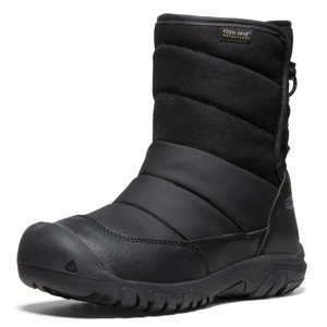 Keen PUFFRIDER WP YOUTH black/steel grey Veľkosť: 36- detské topánky