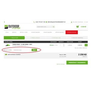 Outdoormarket Darčekový poukaz Hodnota: 10000