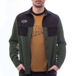 Fresh Trash Mens Rider Long Sleeve Shirt olive green/black Veľkosť: L 8592837091877 pánske tričko