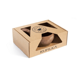 Kupilka KUKSA 370 ml Large + spork 205 SET - Original (BROWN) 6430014972217