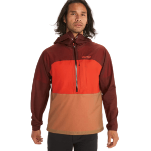 Marmot Men's Bantamweight Anorak whiskey brown/red sun Veľkosť: L 195115060473 pánska bunda