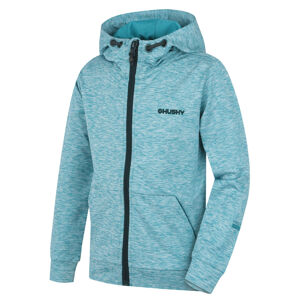Husky Detská mikina s kapucňou Alony K fd. turquoise Veľkosť: 122-128 detská mikina