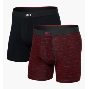 Saxx VIBE XTRA SUPER SOFT BB FLY 2PK spacedye stripe/black Veľkosť: XL boxerky