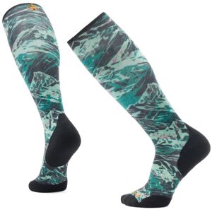 Smartwool SKI TC GREEN SLOPES PRINT OTC black Veľkosť: M 197065132286 unisex ponožky