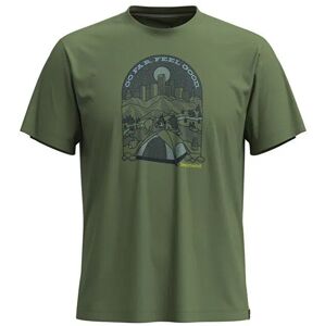 Smartwool STREETS TO PEAKS GRAPHIC SS TEE fern green Veľkosť: L 197064563692 unisex tričko