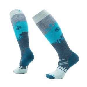 Smartwool W SKI FC SNOWPOCALYPSE PATTERN OTC frosty green Veľkosť: S 197065094898 dámske ponožky