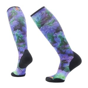 Smartwool W SKI TC ELECTRIC LOTUS PRINT OTC black Veľkosť: M 197065095840 dámske ponožky
