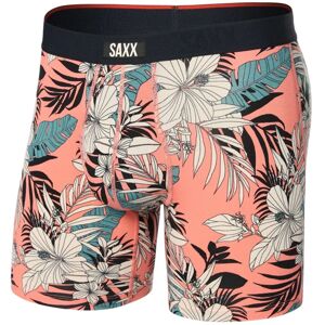 Saxx VIBE XTRA BOXER BRIEF FLY hibiscus jungle-coral Veľkosť: L pánske boxerky