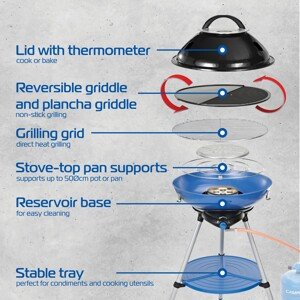 Campingaz Varič a gril PARTY GRILL® 600, na PB fľašu
