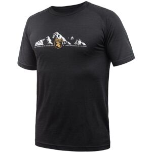 SENSOR MERINO AIR RJ EVEREST pánske tričko kr.rukáv čierna Veľkosť: XL- pánske tričko kr.rukáv