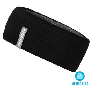 Husky Dámska merino čelenka Merband 2 black Veľkosť: S-M čelenka