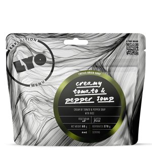 LYOFOOD Lyofilizovaná krémová paradajková polievka - s paprikou 5906122901049