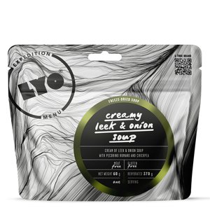 Lyofilizovaná krémová pórová polievka LYOFOOD - s cibuľou a syrom Pecoríno 5906122901063