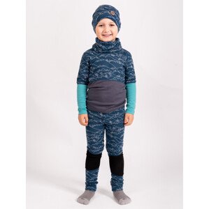 Unuo Unuo, Detské merino legíny Nature, Kobaltová, Hory chlapec Veľkosť: 110/116 8596227126217