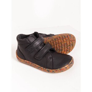 Unuo Unuo, Detské členkové barefoot topánky, Čierna Veľkosť: 29 8596227148158