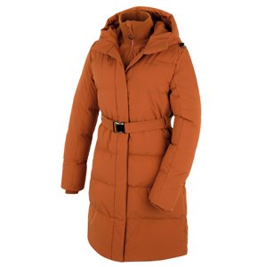 Husky Dámsky hardshellový plnený kabát Nerine L brown Veľkosť: L 8592287169652 dámsky kabát