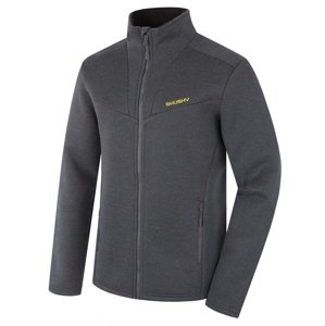 Husky Pánsky sveter na zips Akra M dark grey Veľkosť: S pánsky sveter