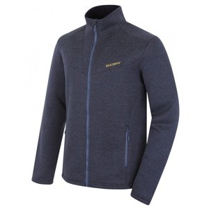 Husky Pánsky sveter na zips Akra M dark blue Veľkosť: XXXL pánsky sveter