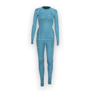 Dámsky merino set - tričko a spodky - sivomodrá, S - Small