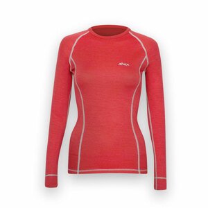 Dámske merino tričko - červená, L - Large