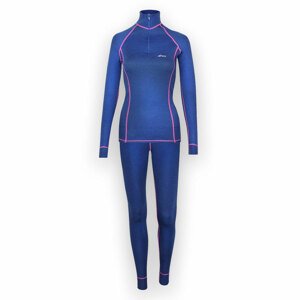 Dámsky merino set ZIP-  tričko a spodky - mentolová, L - Large