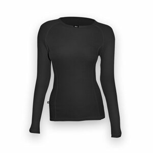 Dámske merino tričko - čierna, M - Medium