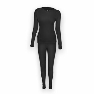 Dámsky merino set - tričko a spodky - čierna, S - Small