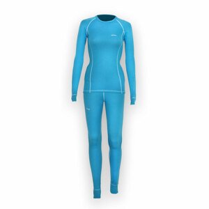 Dámsky merino set - tričko a spodky - tyrkys, S - Small